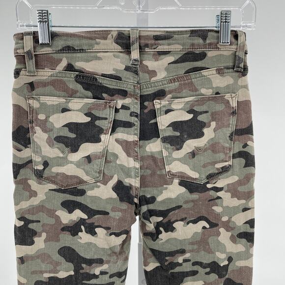Hudson Barbara Super Skinny Camo High Rise Stretch Slim Fit Ankle Jeans 26 - Picture 6 of 13